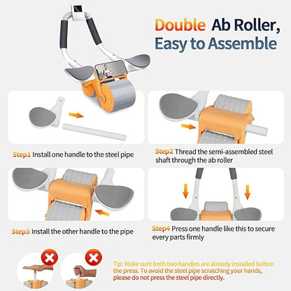 Rodillo abdominal automático